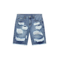 Casual Washed Denim Loose Fit Jorts