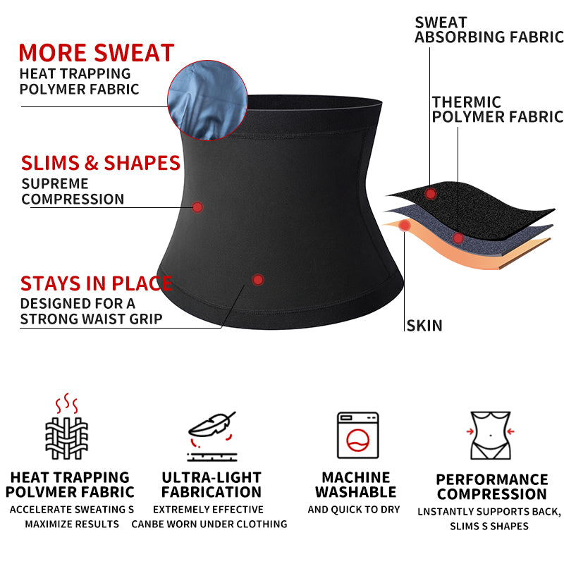 Men's Body Shaper Waist Trainer Slimming Belt